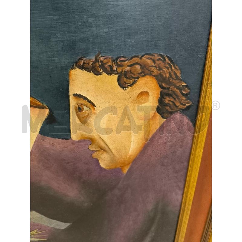 QUADRO SU TAVOLETTA CRISTO E GIUDA TARANTINO | Mercatino dell'Usato Mestre 4