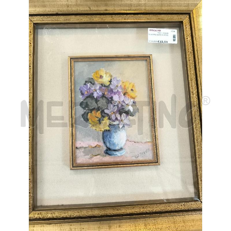 QUADRO VASO DI FIORI | Mercatino dell'Usato Mestre 1