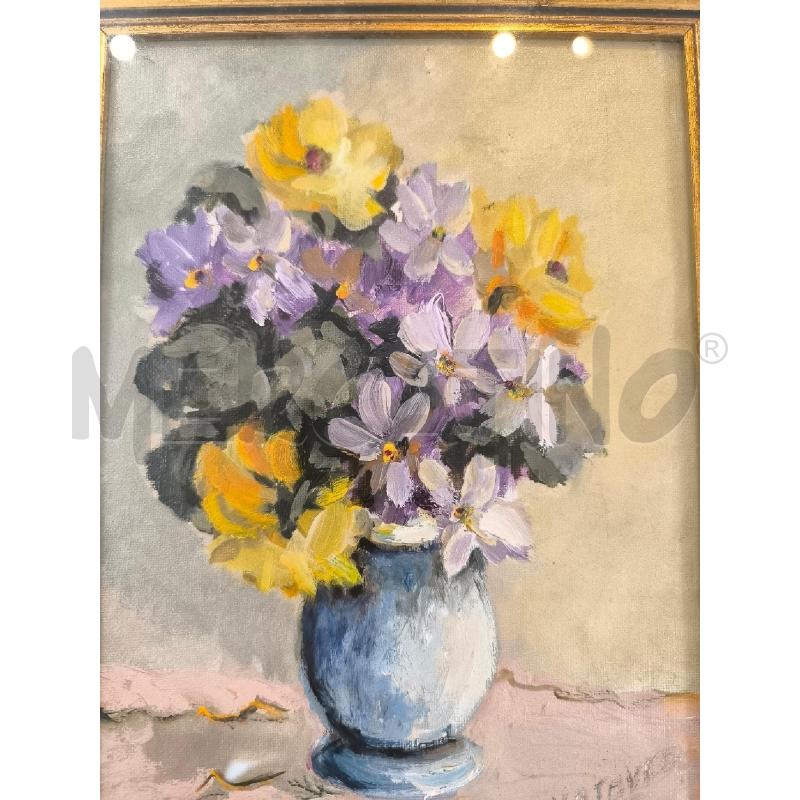 QUADRO VASO DI FIORI | Mercatino dell'Usato Mestre 3