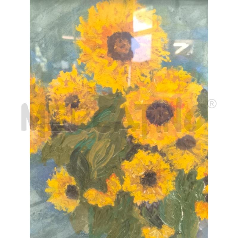 QUADRO VASO DI GIRASOLI | Mercatino dell'Usato Mestre 3