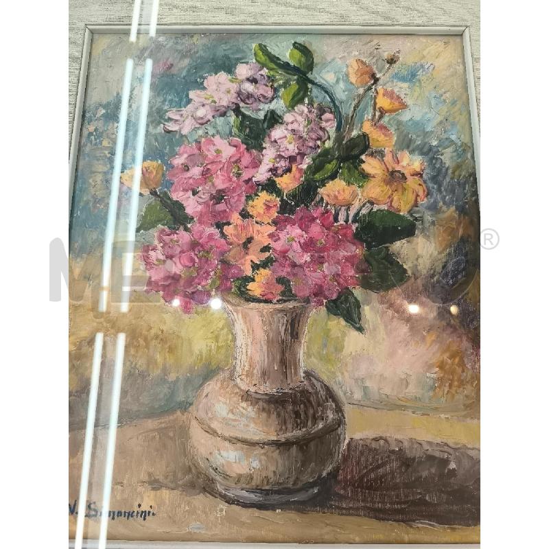 QUADRO VELIA SIMONCINI FIORI | Mercatino dell'Usato Mestre 2