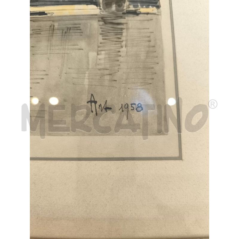 QUADRO VENEZIA 1958 ACQUERELLO | Mercatino dell'Usato Mestre 2
