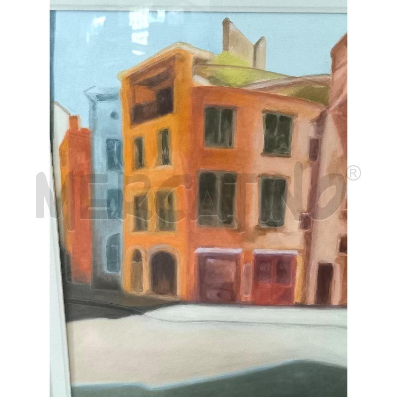 QUADRO VISTA CASE OLIO SU TELA | Mercatino dell'Usato Mestre 2