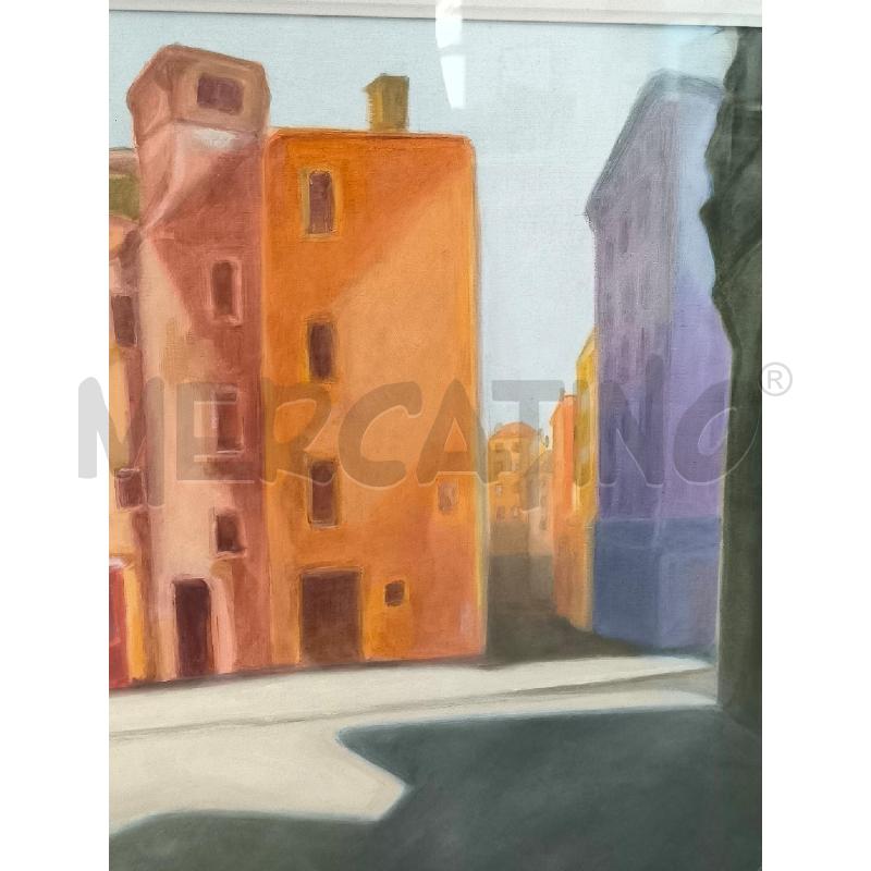 QUADRO VISTA CASE OLIO SU TELA | Mercatino dell'Usato Mestre 3