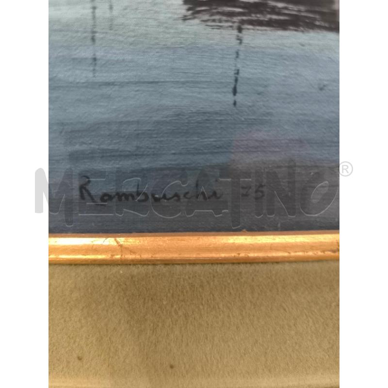 QUADRO VISTA PAESAGGIO CON FIUME  | Mercatino dell'Usato Mestre 2