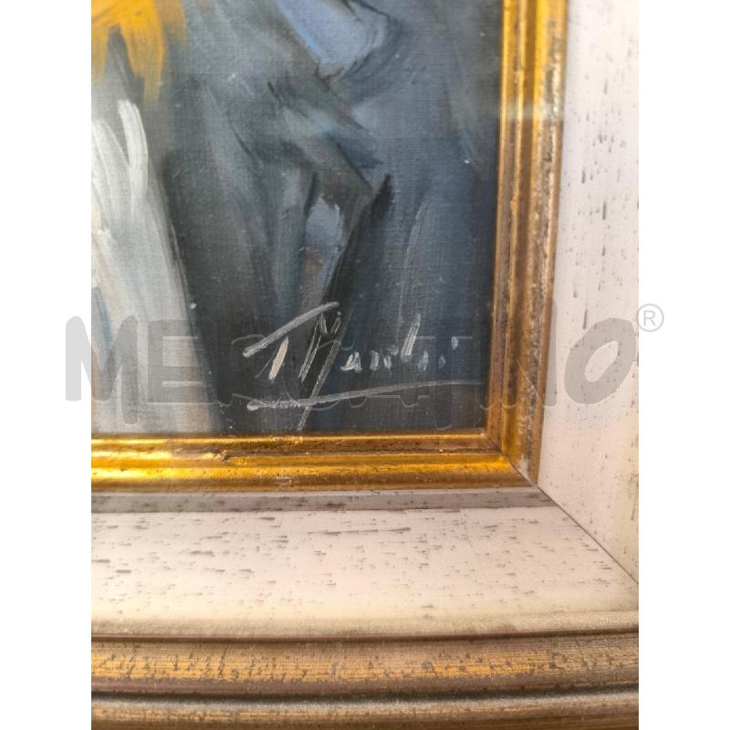 QUADRO VOLTO ANZIANO TEC MISTA SU TAVOLETTA | Mercatino dell'Usato Mestre 2