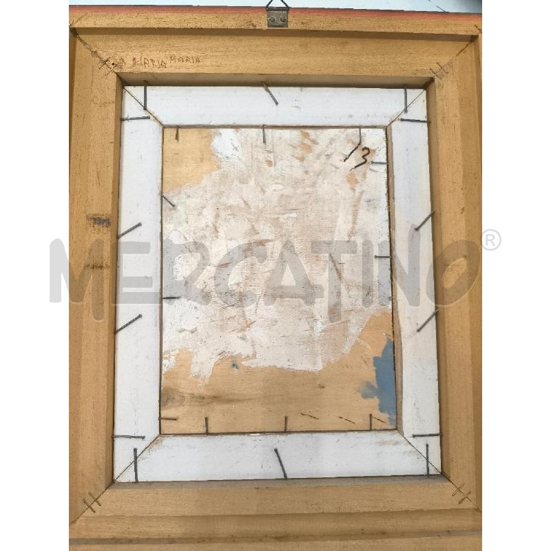 QUADRO VOLTO ANZIANO TEC MISTA SU TAVOLETTA | Mercatino dell'Usato Mestre 4