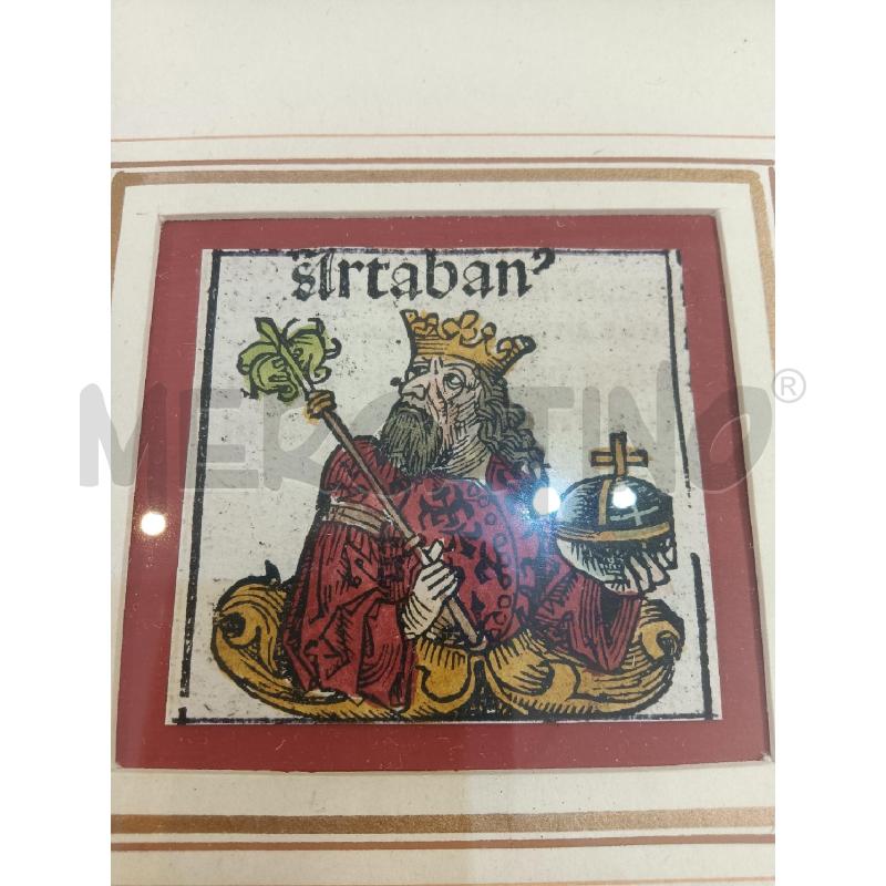 QUADRO XILOGRAFIA 1493 NORIMBERGA | Mercatino dell'Usato Mestre 2