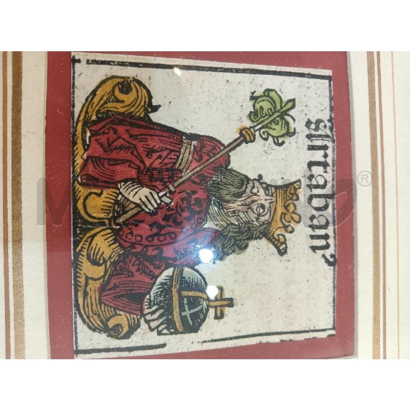 QUADRO XILOGRAFIA 1493 NORIMBERGA | Mercatino dell'Usato Mestre 4