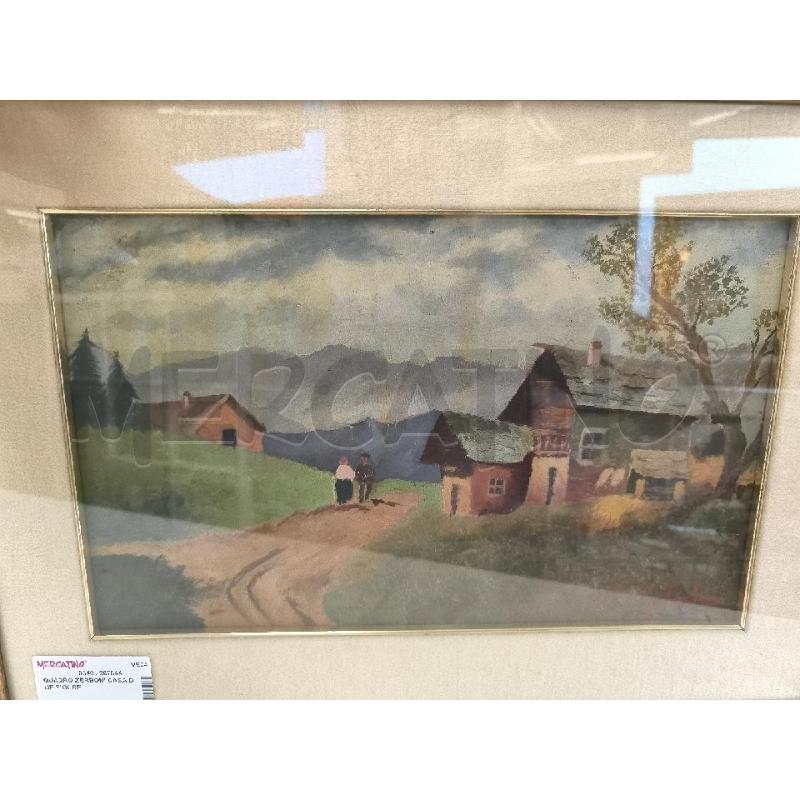 QUADRO ZERBONI CASA DUE FIGURE | Mercatino dell'Usato Mestre 1