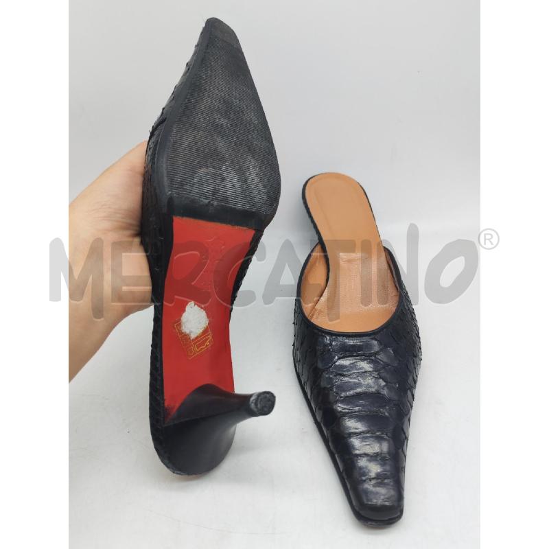 SABOT NERI PITONATI | Mercatino dell'Usato Mestre 3