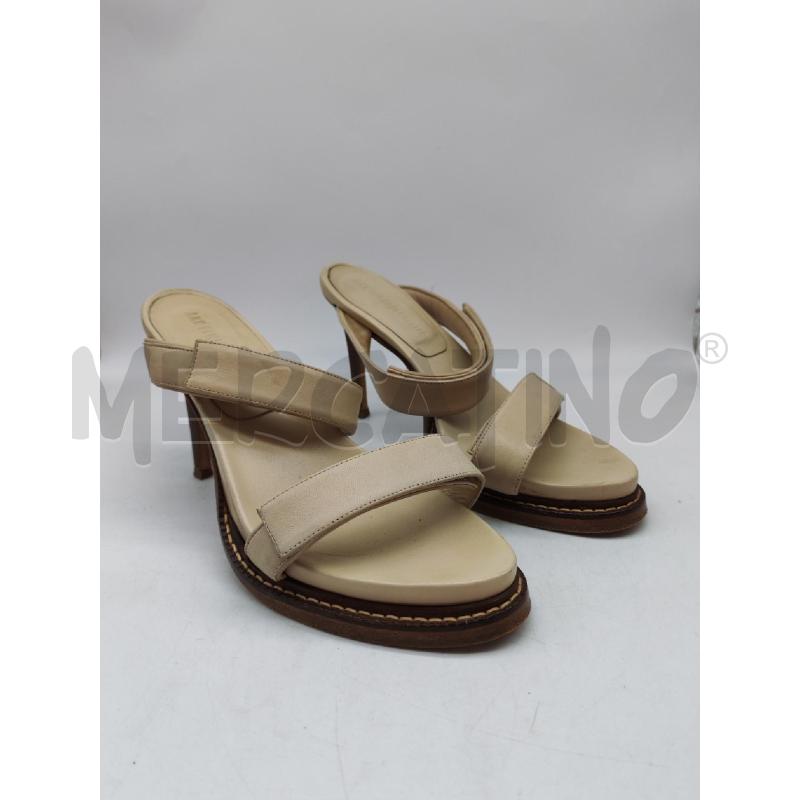 SANDALI DONNA ANN DEMEULEMEESTER BEIGE CON STRAPP | Mercatino dell'Usato Mestre 1