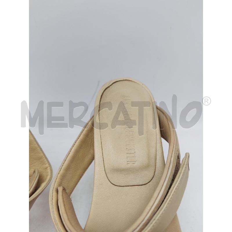 SANDALI DONNA ANN DEMEULEMEESTER BEIGE CON STRAPP | Mercatino dell'Usato Mestre 3
