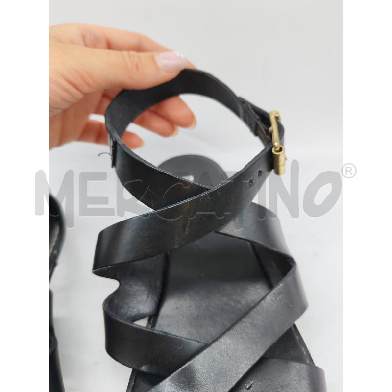 SANDALI DONNA BALDININI NERI INFRADITO | Mercatino dell'Usato Mestre 3