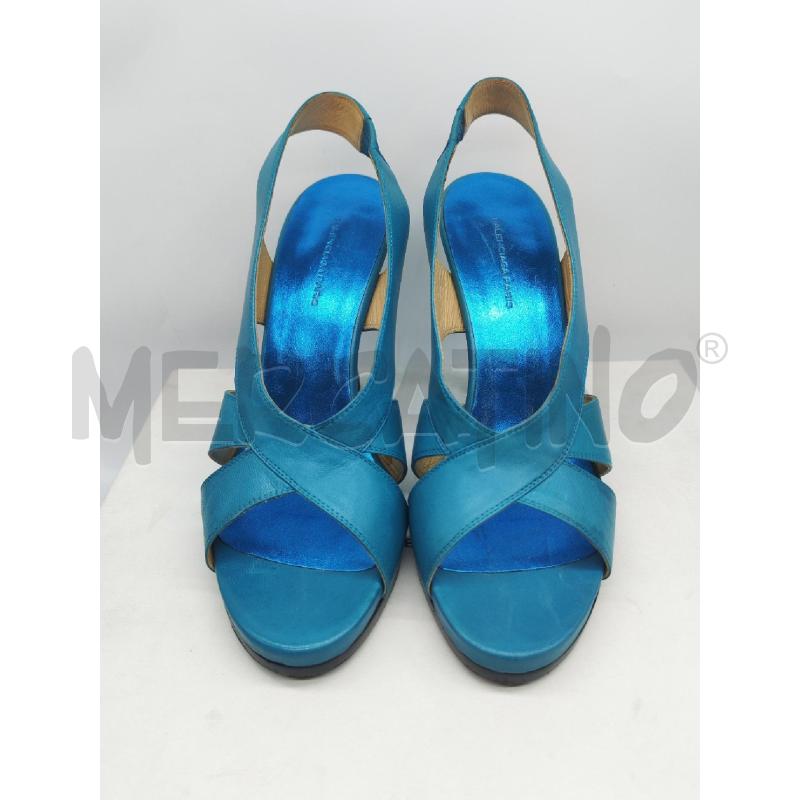 SANDALI DONNA BALENCIAGA CELESTE | Mercatino dell'Usato Mestre 2