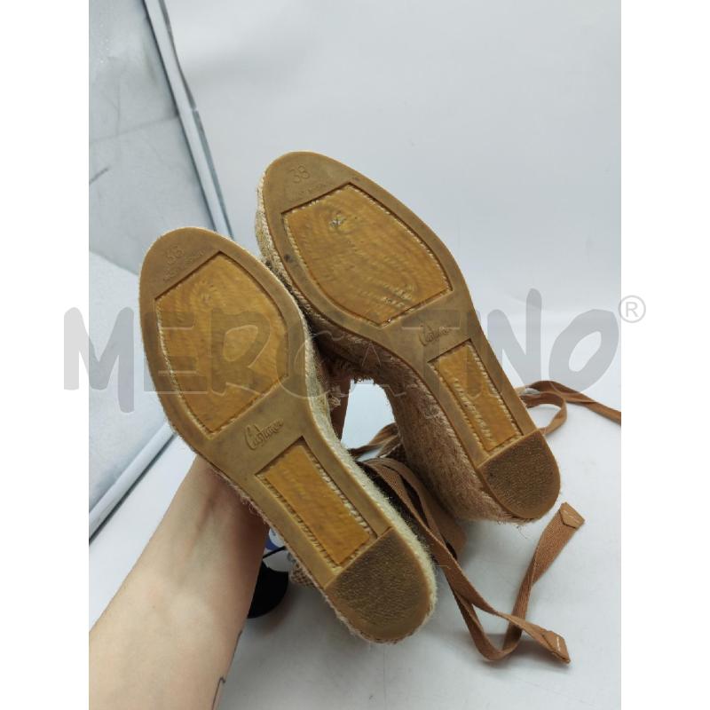 SANDALI DONNA CASTANER ZEPPA BEIGE | Mercatino dell'Usato Mestre 4