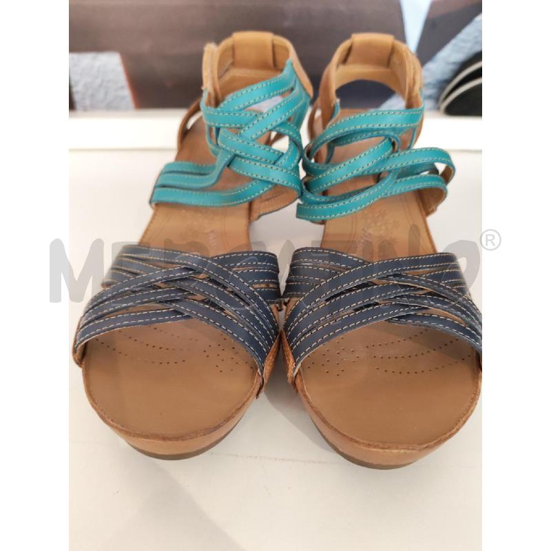 SANDALI DONNA CLARKS AZZURRI BLU | Mercatino dell'Usato Mestre 1