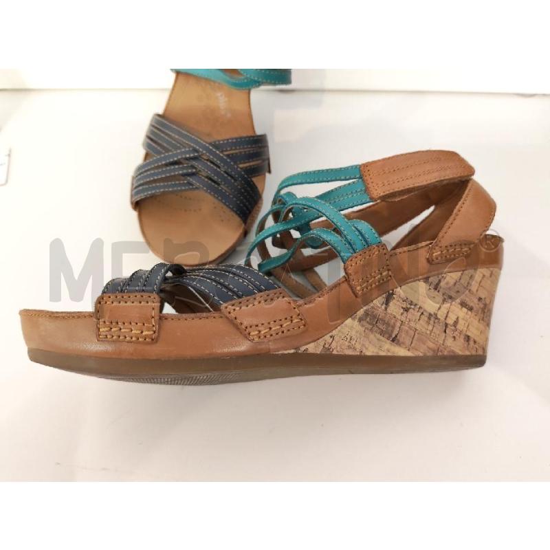 SANDALI DONNA CLARKS AZZURRI BLU | Mercatino dell'Usato Mestre 2