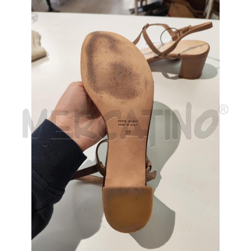 SANDALI DONNA FABIO RUSCONI BEIGE INFRASITO | Mercatino dell'Usato Mestre 5
