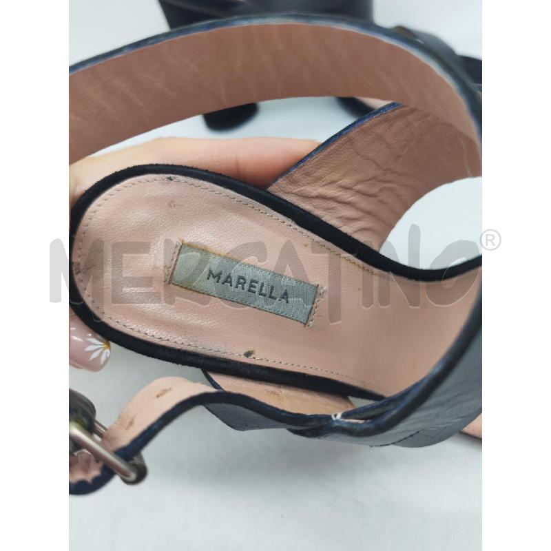 SANDALI DONNA MARELLA NERI | Mercatino dell'Usato Mestre 4
