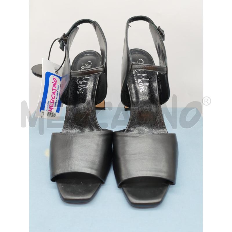 SANDALI DONNA PHIL MELVIS NERI | Mercatino dell'Usato Mestre 2