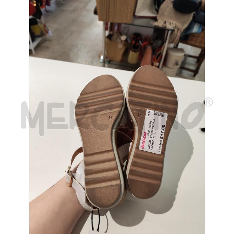 SANDALI DONNA REPO BIANCHEE | Mercatino dell'Usato Mestre 5