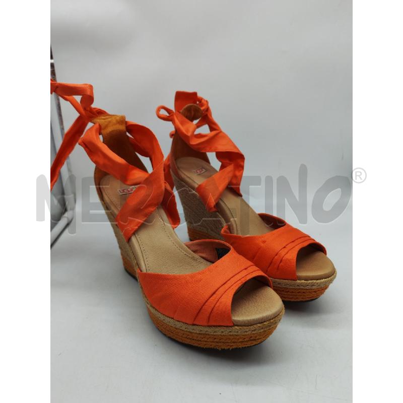SANDALI DONNA UGG ARANCIONI ZEPPA | Mercatino dell'Usato Mestre 4