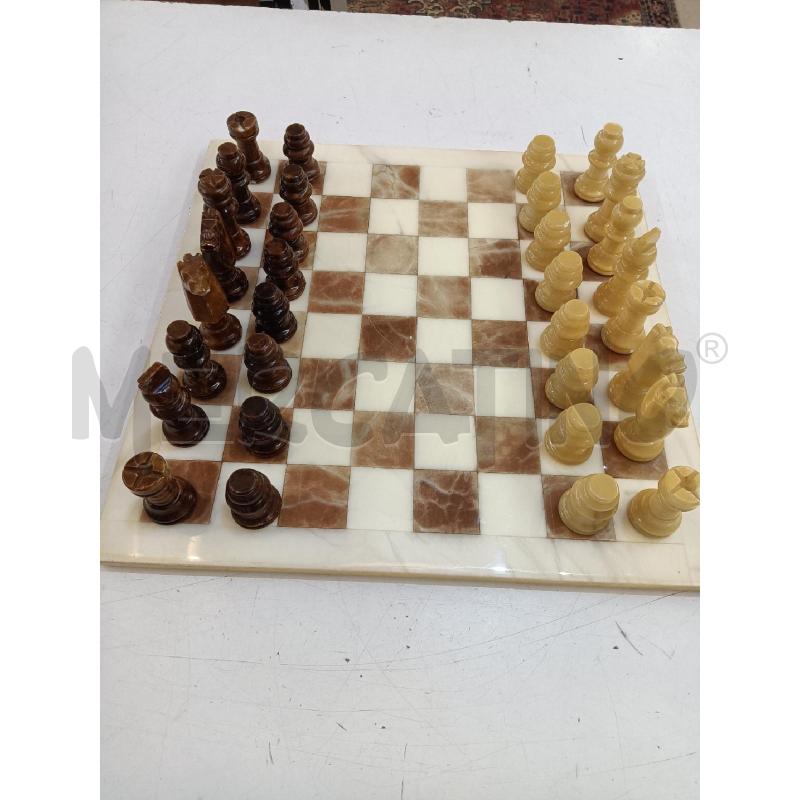 SCACCHIERA IN MARMO/ONICE | Mercatino dell'Usato Mestre 2