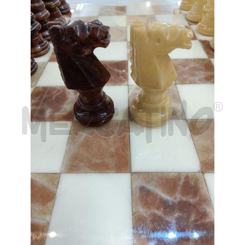 SCACCHIERA IN MARMO/ONICE | Mercatino dell'Usato Mestre 3