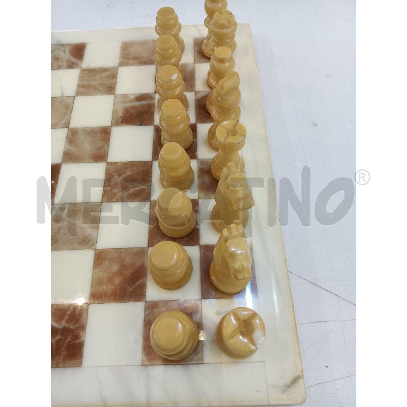 SCACCHIERA IN MARMO/ONICE | Mercatino dell'Usato Mestre 5