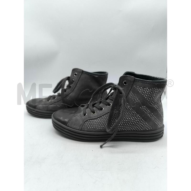 SCARPE BAMBIAN HOGAN ALTE GRIGIO BRILLANTINI  | Mercatino dell'Usato Mestre 2