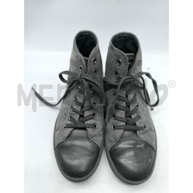 SCARPE BAMBIAN HOGAN ALTE GRIGIO BRILLANTINI  | Mercatino dell'Usato Mestre 3