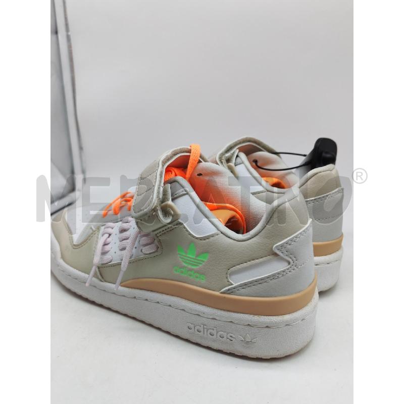 SCARPE DONNA ADIDAS BIANCHE BEIGE LACCI ARANCIO | Mercatino dell'Usato Mestre 3