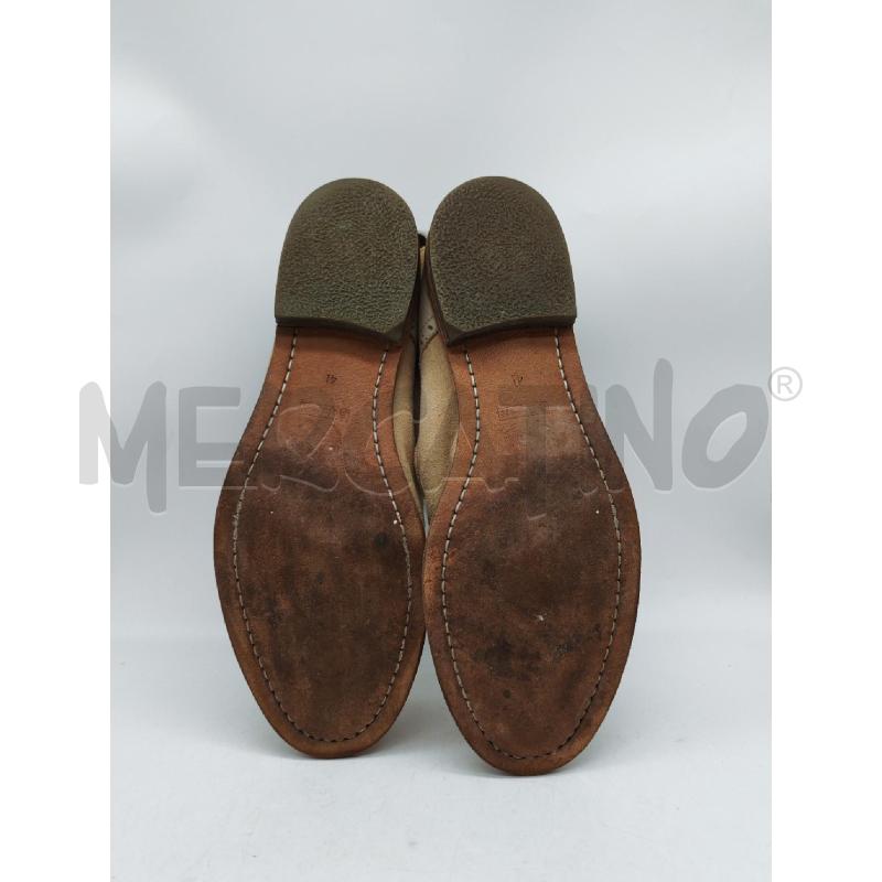 SCARPE DONNA BELSTAFF ALTI BEIGE SCAMOSCIATE TRAFORATE  | Mercatino dell'Usato Mestre 5