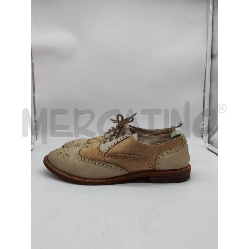 SCARPE DONNA BELSTAFF BEIGE BASSE SCAMOSCIATE TRAFORATO | Mercatino dell'Usato Mestre 2