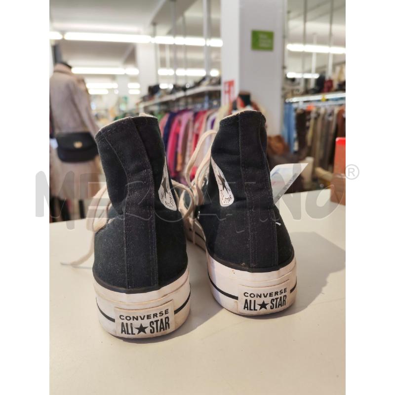 SCARPE DONNA CONVERSE ALL STAR NERE CON SUOLA ALTA  | Mercatino dell'Usato Mestre 3