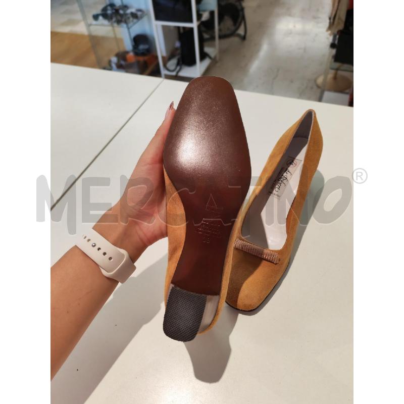 SCARPE DONNA DE ROBERT DECOLTE' BEIGE CAMOSCIO | Mercatino dell'Usato Mestre 3