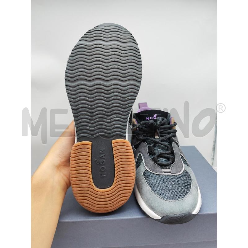 SCARPE DONNA HOGAN GRIGIE VIOLA H597 | Mercatino dell'Usato Mestre 3
