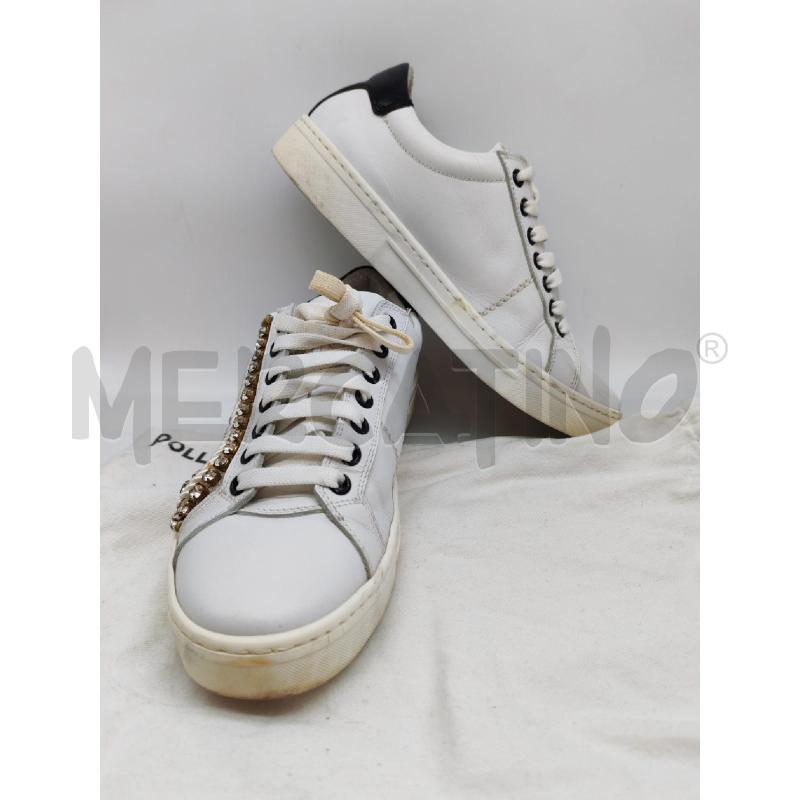 SCARPE DONNA MARTINA DONZELLA BIANCHE DORATE  | Mercatino dell'Usato Mestre 1