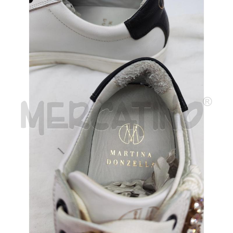 SCARPE DONNA MARTINA DONZELLA BIANCHE DORATE  | Mercatino dell'Usato Mestre 3