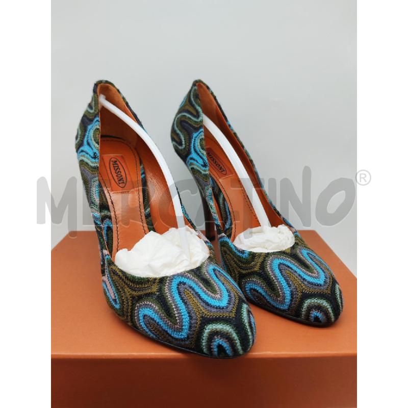 SCARPE DONNA MISSONI VERDI AZZURRO ROSA ONDE | Mercatino dell'Usato Mestre 2