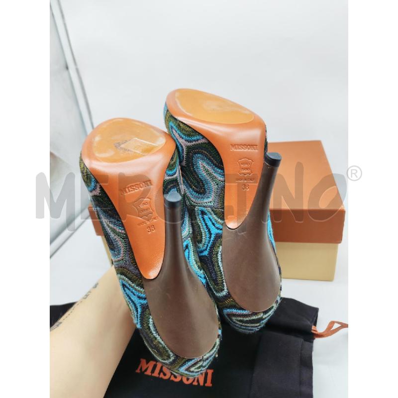 SCARPE DONNA MISSONI VERDI AZZURRO ROSA ONDE | Mercatino dell'Usato Mestre 4