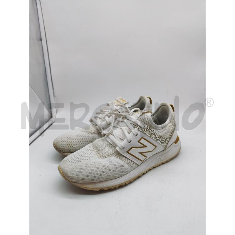 SCARPE DONNA NEW BALANCE BIANCHE DORATE | Mercatino dell'Usato Mestre 5
