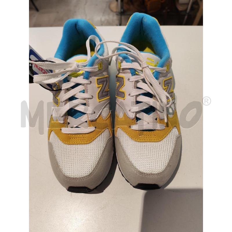 SCARPE DONNA NEW BALANCE BIANCO AZZURRO GIALLO  | Mercatino dell'Usato Mestre 2
