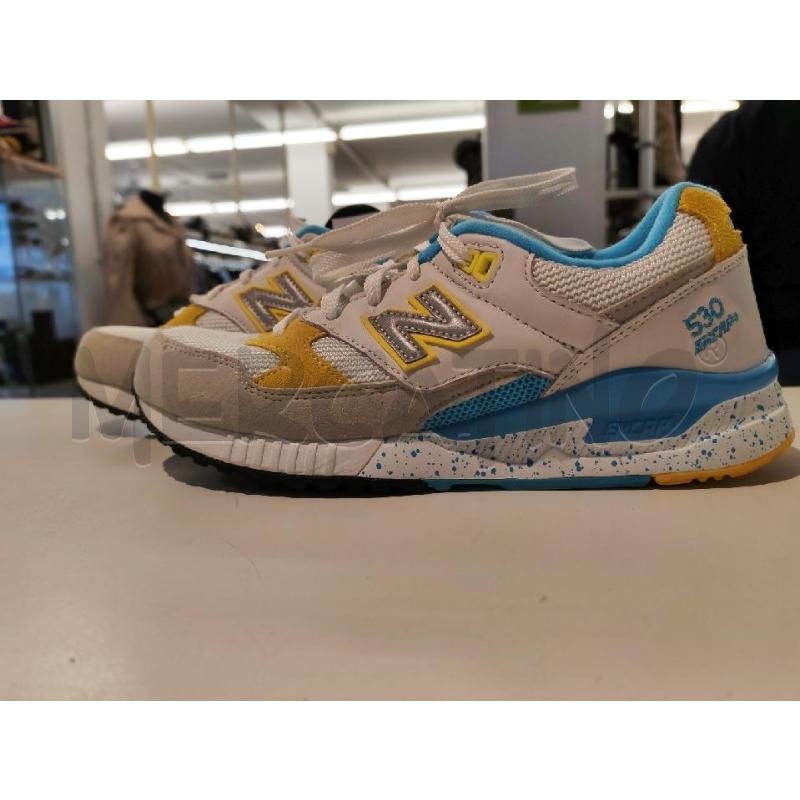 SCARPE DONNA NEW BALANCE BIANCO AZZURRO GIALLO  | Mercatino dell'Usato Mestre 3