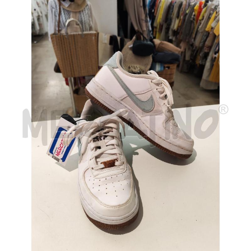 SCARPE DONNA NIKE BIANCHE SWOOSH AZZURRO | Mercatino dell'Usato Mestre 1