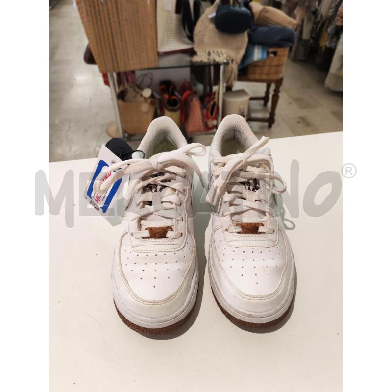 SCARPE DONNA NIKE BIANCHE SWOOSH AZZURRO | Mercatino dell'Usato Mestre 2