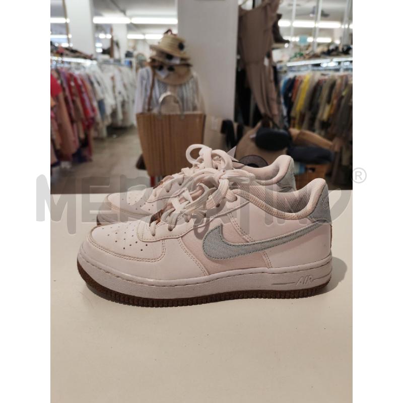 SCARPE DONNA NIKE BIANCHE SWOOSH AZZURRO | Mercatino dell'Usato Mestre 3