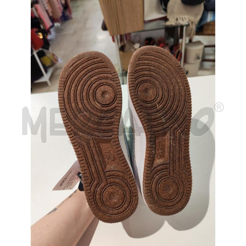 SCARPE DONNA NIKE BIANCHE SWOOSH AZZURRO | Mercatino dell'Usato Mestre 4