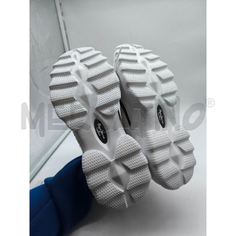 SCARPE DONNA PEPE JEANS BIANCHE BLU DORATE | Mercatino dell'Usato Mestre 3